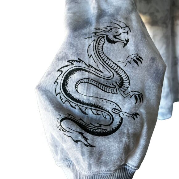 NWT Dixie D'Amelio x Hollister Collab Tie-Dye Long Sleeve Sweatshirt XL - Picture 6 of 10